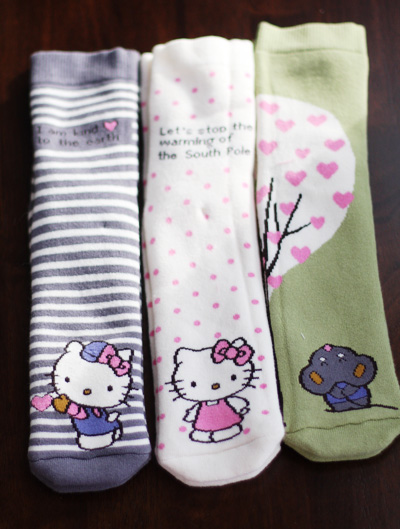 Hello Kitty Handysocke verschiedene Motive eine Socke